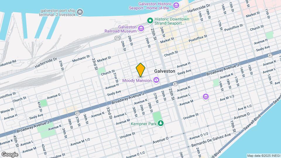 2801 Avenue H Map and Location Details