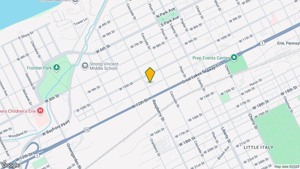 1054 W 11th St Map and Location Details