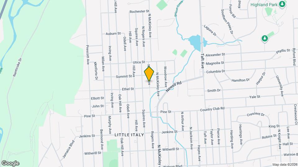 204 N Rogers Ave Map and Location Details