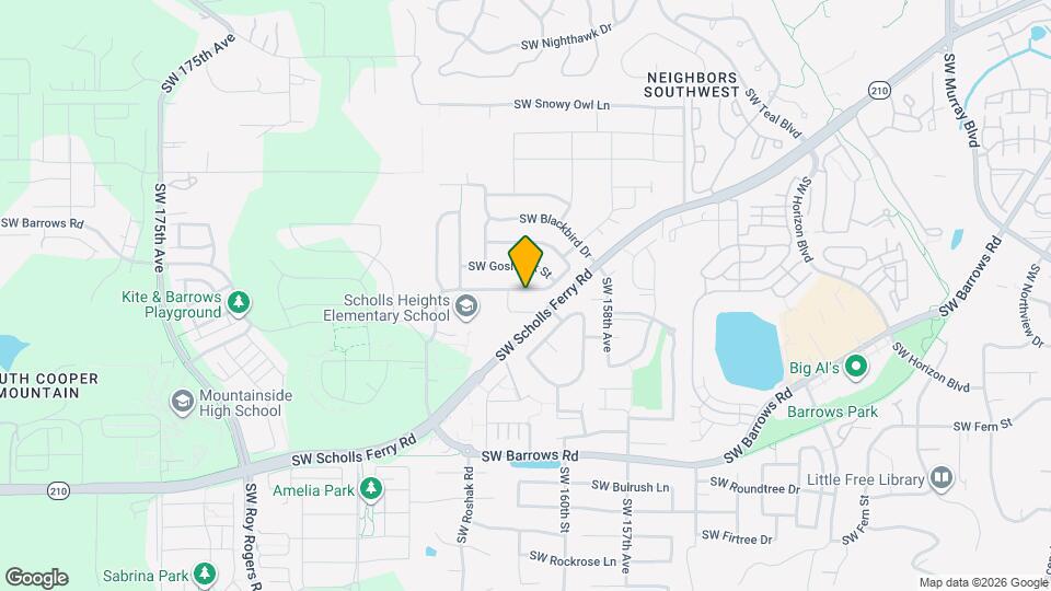 16130 SW Loon Dr Map and Location Details