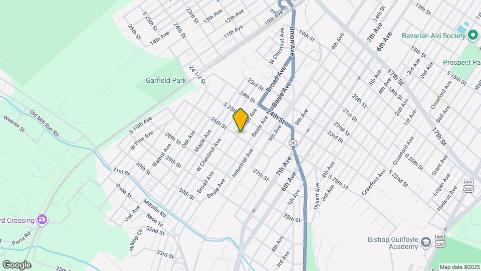 2529 Broad Ave Map and Location Details