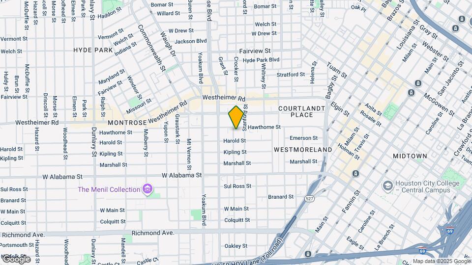 3407 Roseland St Map and Location Details