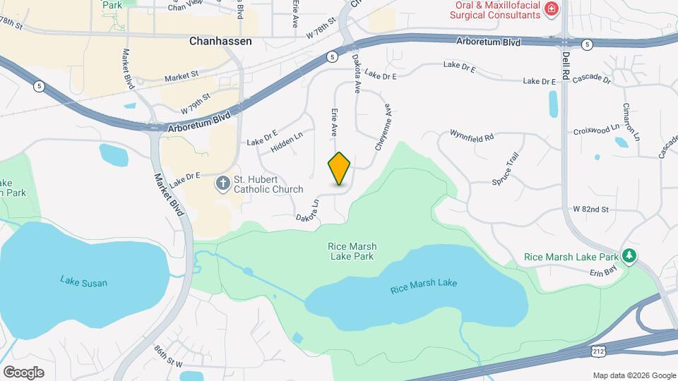 8106 Dakota Ln Map and Location Details