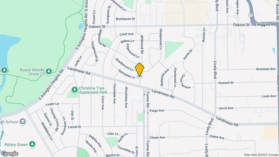 544 Germaine Ln Map and Location Details