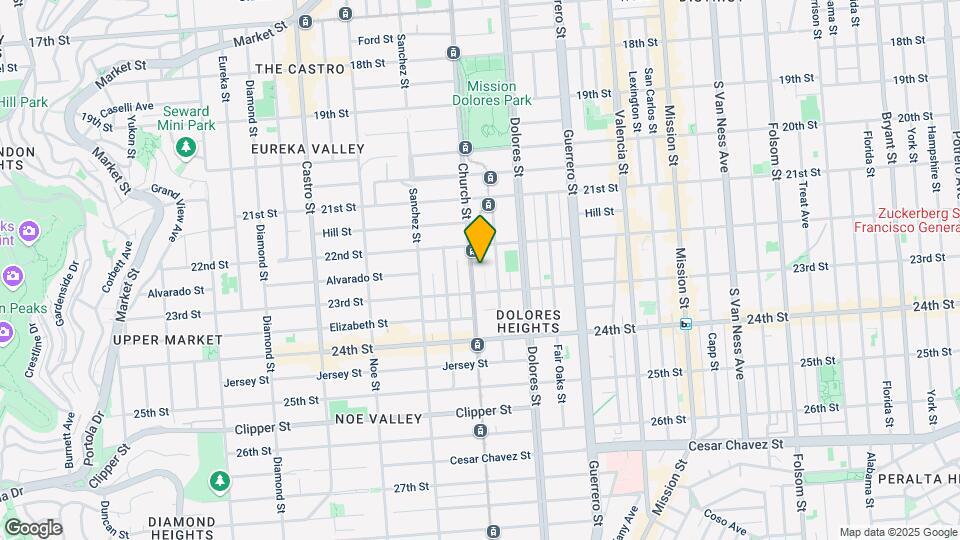 1055 Church St Map and Location Details