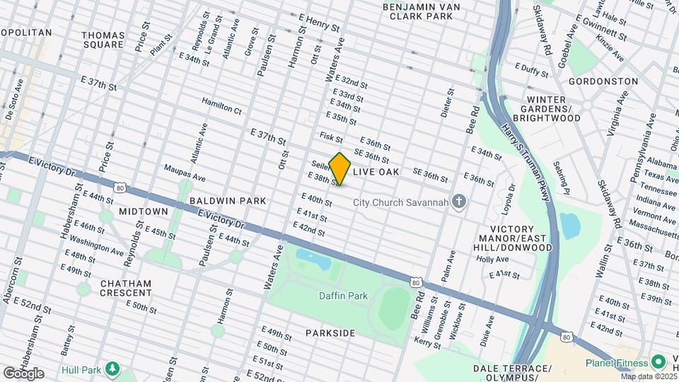 1208 E 39th St Map and Location Details