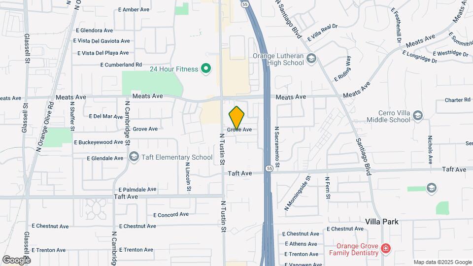 1802 E Grove Ave Mapa y Detalles de la Ubicación