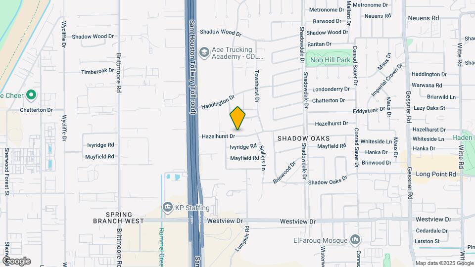 10666 Hazelhurst Dr Map and Location Details