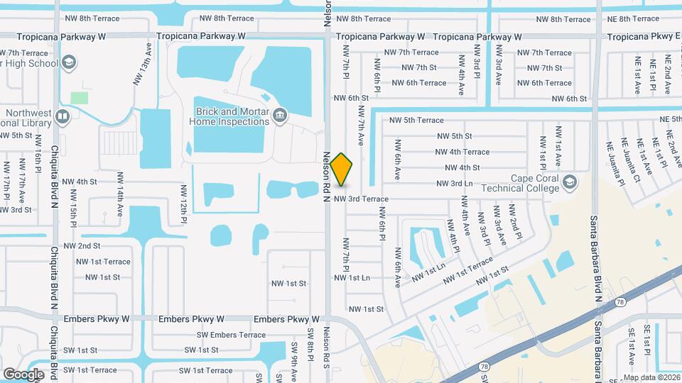 318 NW 7th Pl Map and Location Details