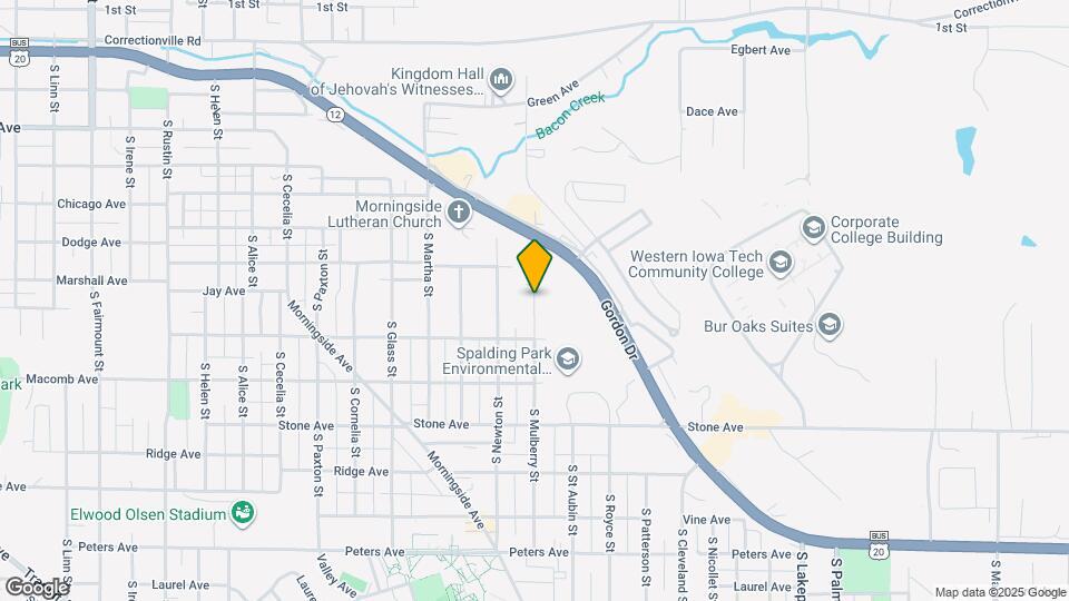 911 S Mulberry St Mapa y Detalles de la Ubicación