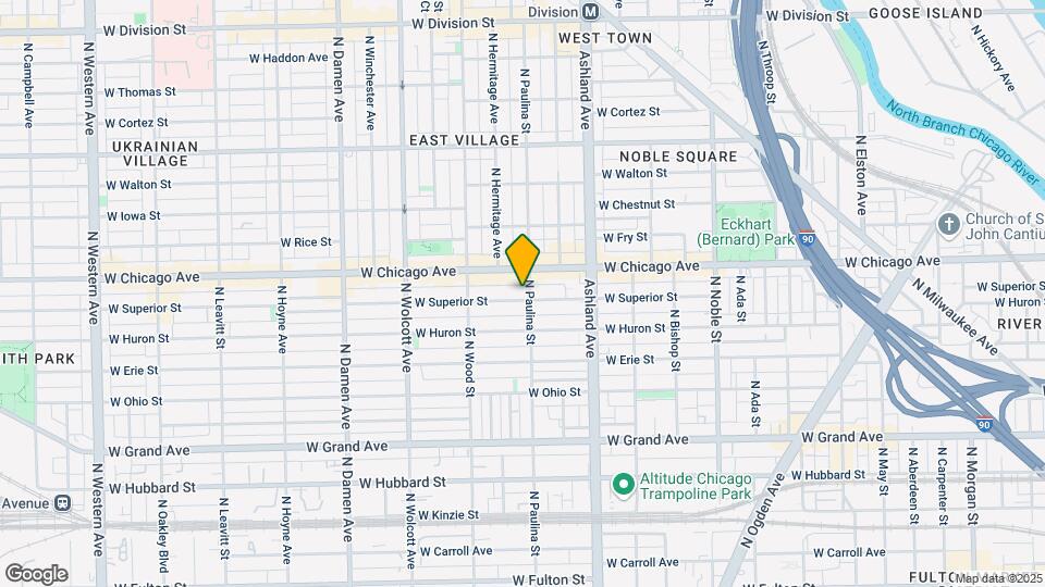 1702 W Superior St, Unit 2nd Map and Location Details