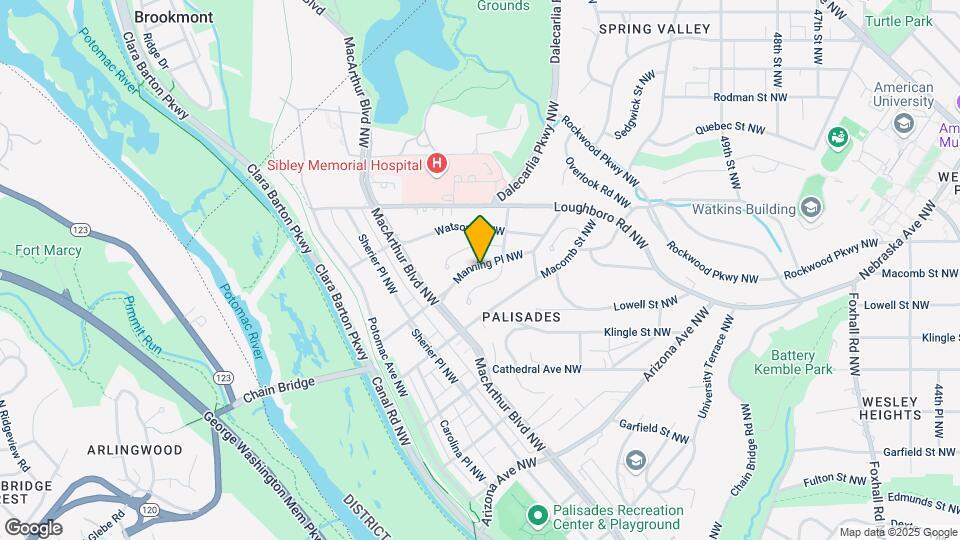 5152 Manning Pl NW Map and Location Details