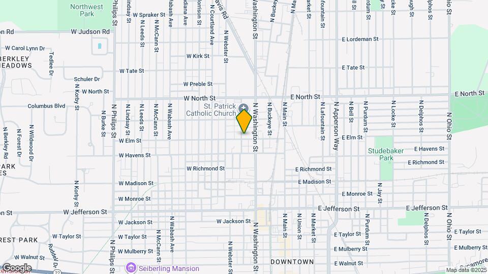 318 W Elm St Mapa y Detalles de la Ubicación