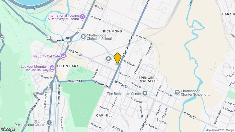 3601 Alton Park Blvd Map and Location Details