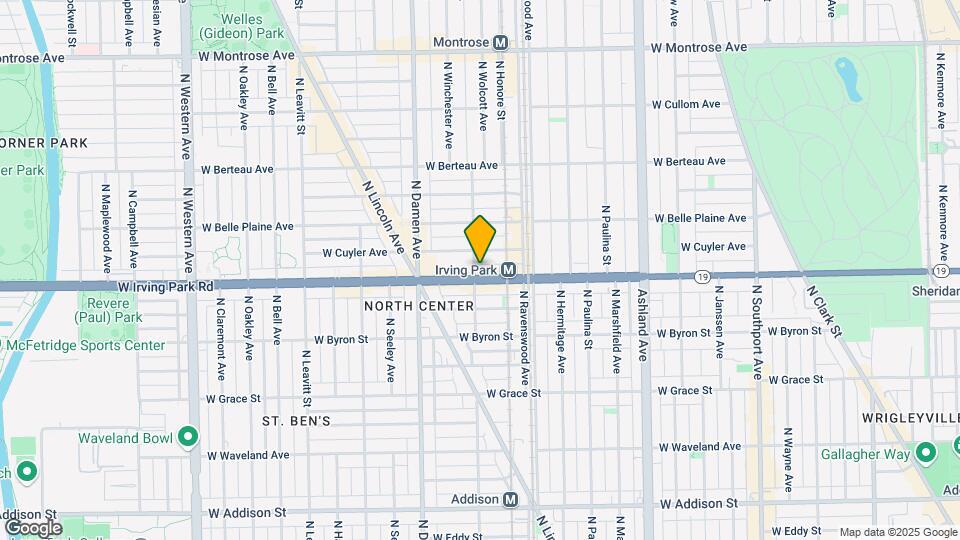 4003 N Wolcott Ave Map and Location Details