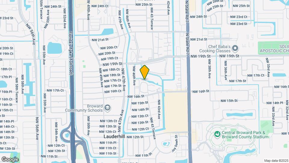 4411 NW 16th St Map and Location Details