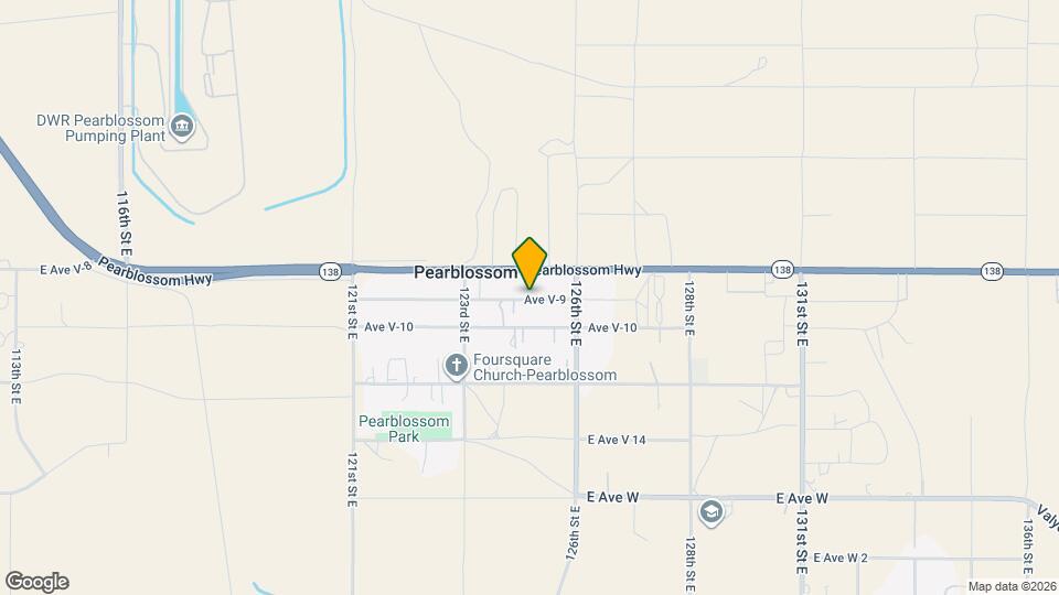 12506 Pearblossom Hwy Map and Location Details
