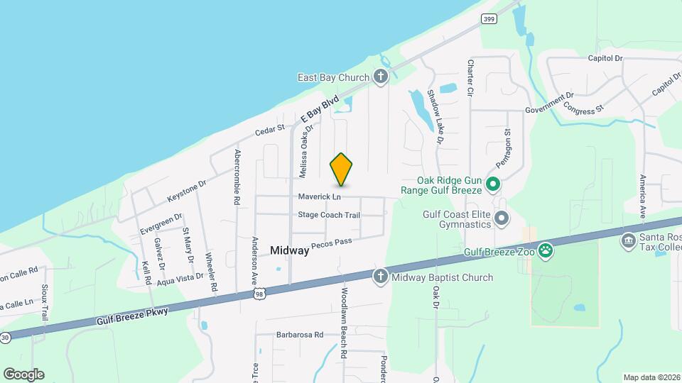 5424 Maverick Ln Map and Location Details