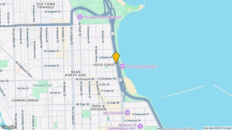 1361 N Lake Shore Dr Map and Location Details
