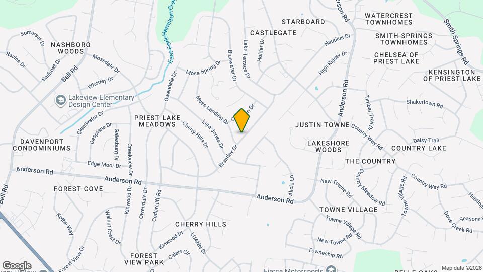 3012 Brantley Dr, Unit 2E Map and Location Details