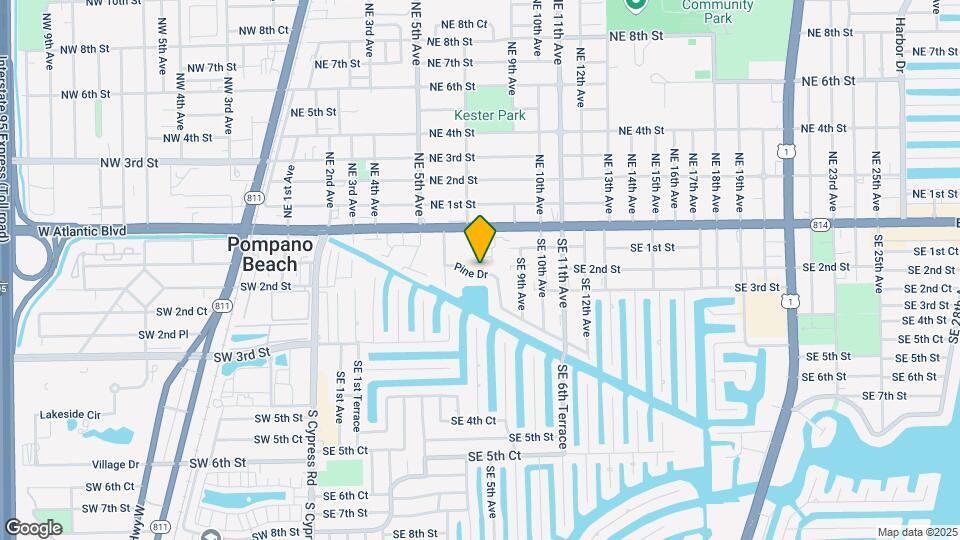 701 Pine Dr Map and Location Details