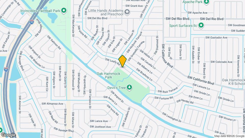 1842 SW Leafy Rd Mapa y Detalles de la Ubicación