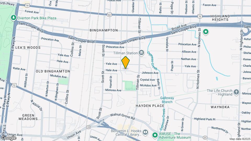 2922 Hale Ave Map and Location Details