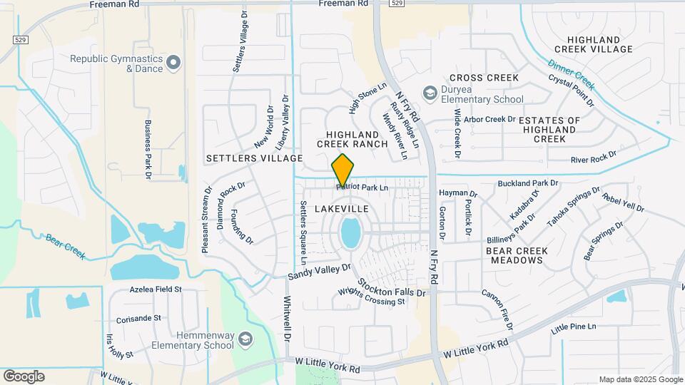 20815 Patriot Park Ln Mapa y Detalles de la Ubicación