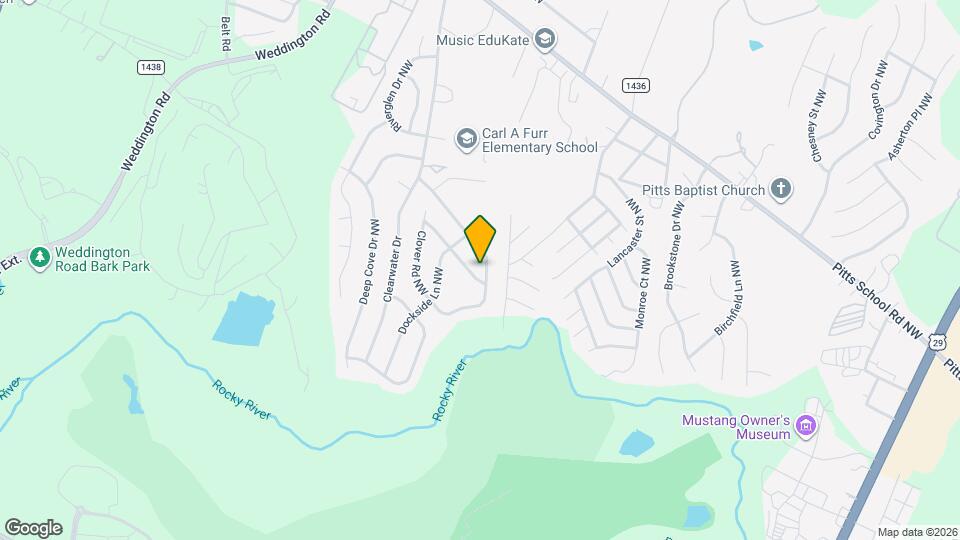 3008 Clover Rd NW Map and Location Details