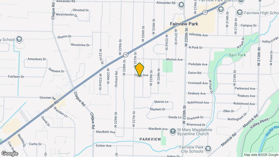 4566 W 226th St Map and Location Details