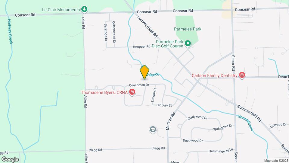 3874 Coachman Dr Map and Location Details