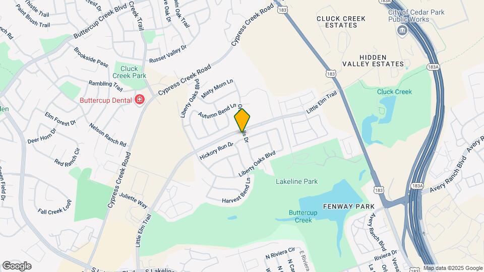 401 Silent Spring Dr Map and Location Details