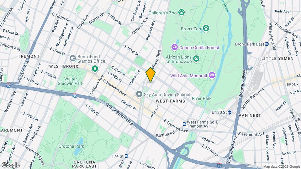 2075 Mohegan Ave Map and Location Details