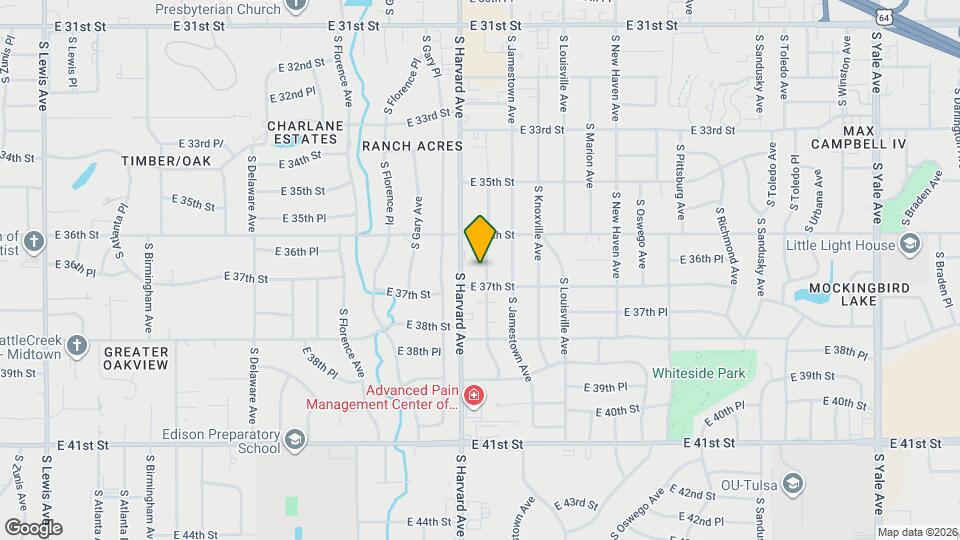 3636 S Indianapolis Ave Map and Location Details