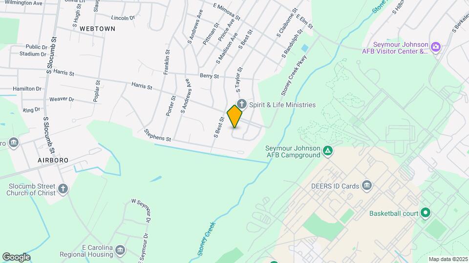 1210 S Taylor St Map and Location Details