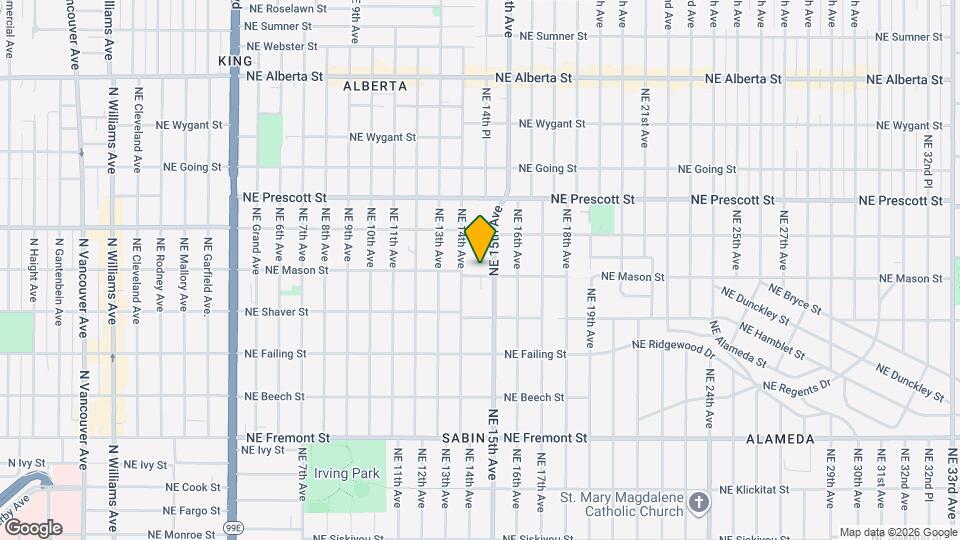 1439-1439 NE Mason St Mapa y Detalles de la Ubicación