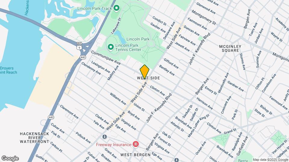 571 W Side Ave Map and Location Details