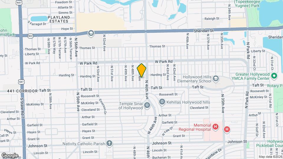 1811 N 47th Ave Map and Location Details