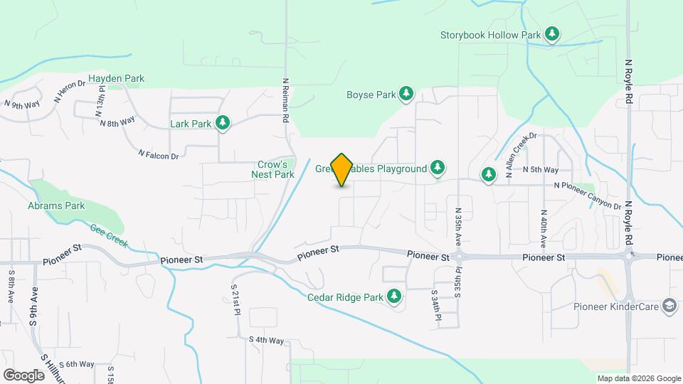 2804 N 3rd Way Map and Location Details