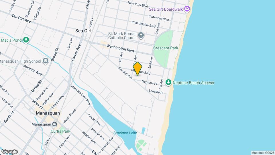 215 Neptune Pl Map and Location Details