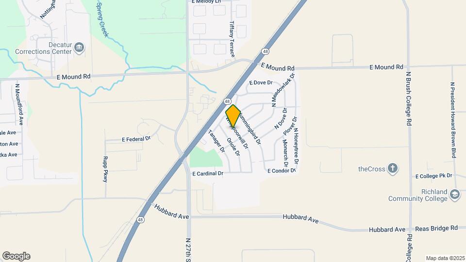 45 Whippoorwill Dr Map and Location Details