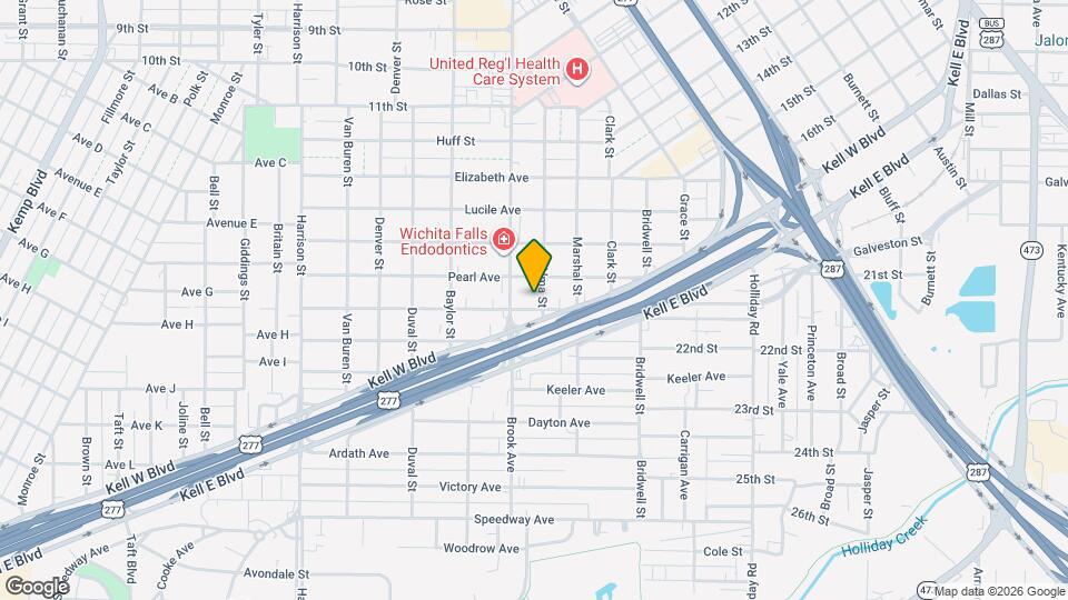 1656 McGregor Ave Map and Location Details