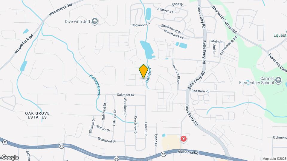 1420 Hunter Trl Map and Location Details