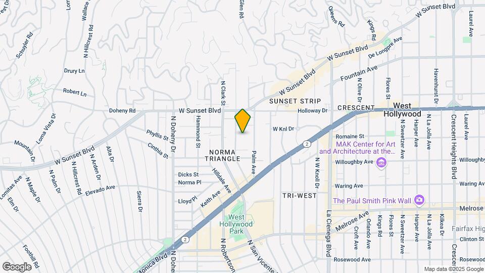 960 Larrabee St Map and Location Details