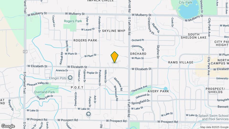 Rams Park Apartments Map and Location Details
