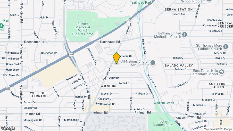 3619 Electra Dr Map and Location Details