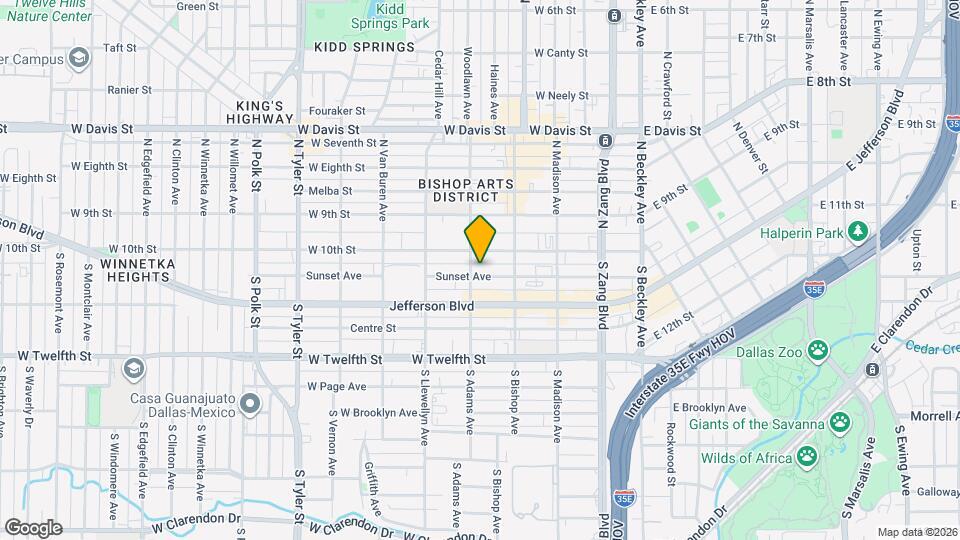 433 Sunset Ave Map and Location Details