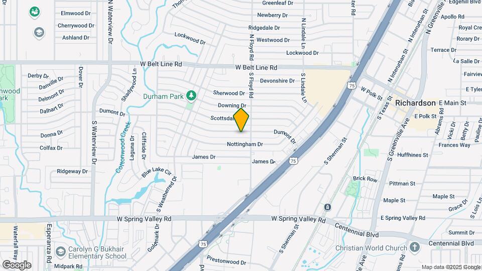 707 Dumont Dr Map and Location Details