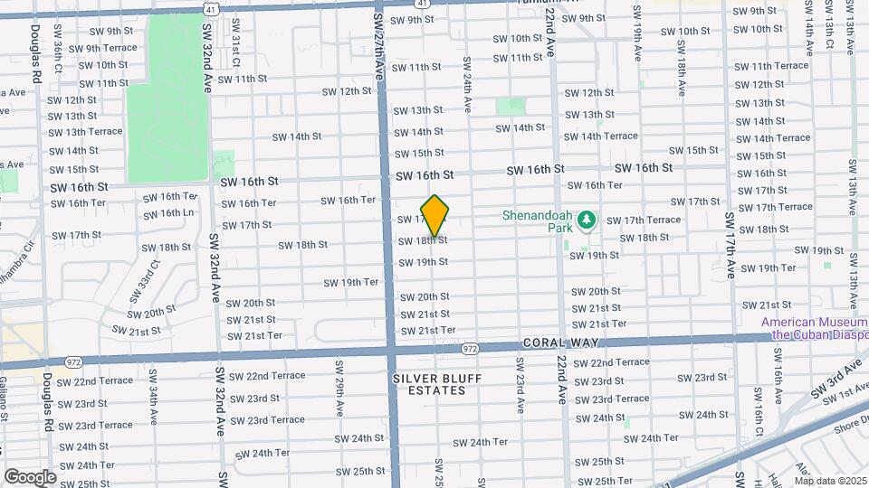 1801 SW 25th Ave Map and Location Details