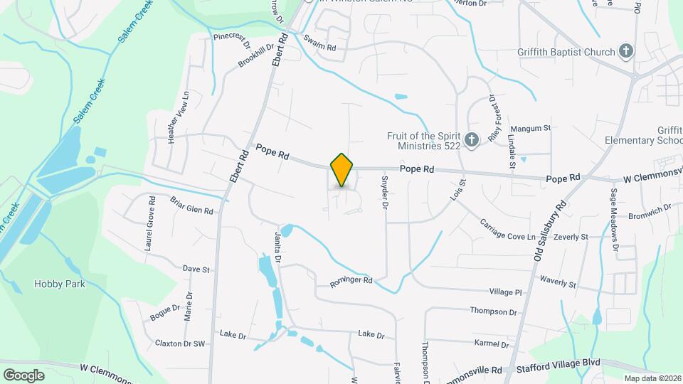 1906 Winding Ridge Rd Map and Location Details